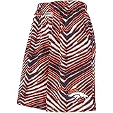 Zubaz NFL Adult Unisex Z88 Zebra Short – Officially Licensed NFL Gear for Men and Women - Running, Gym, and Casual Wear