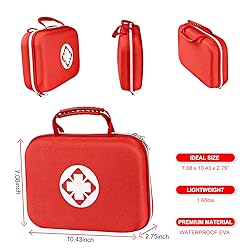 299PCS First Aid Kit Portable Red Camping
