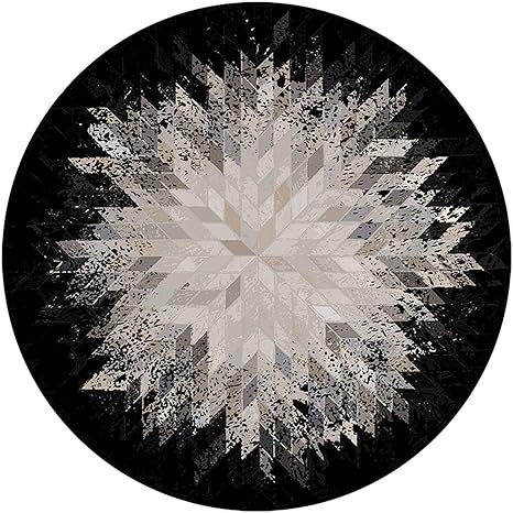 Amazon 丸めラグ 現代の柔らかくて快適洗える綿毛カーペットリビングルーム ベッドルーム ダイニングルームに適しています 3色 黒と白 80 80 センチメートル 31 31インチ ラグ カーペット オンライン通販