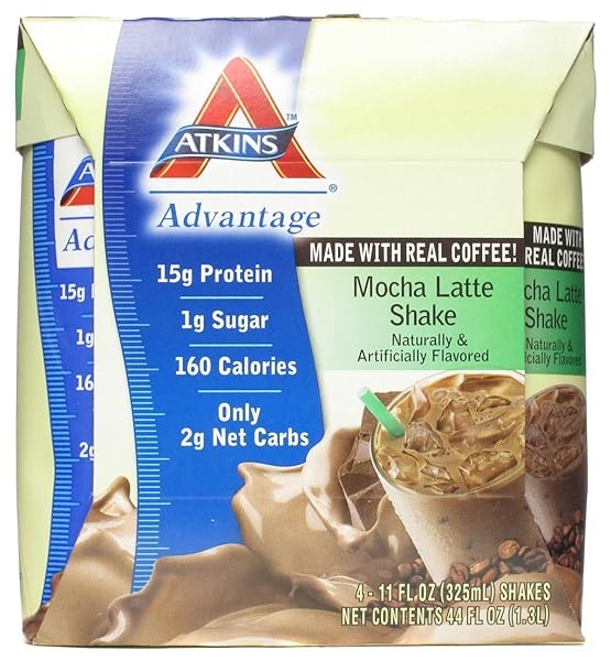 ATK RTD SHAKE MOCHA LATTE SIZE 44Z ATKINS...