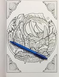 Creative Haven Circular Cities Coloring Book (Adult Coloring): David ...