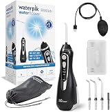 Waterpik Cordless Advanced Water Flosser WP-582UK Black 3 Settings USB Charger