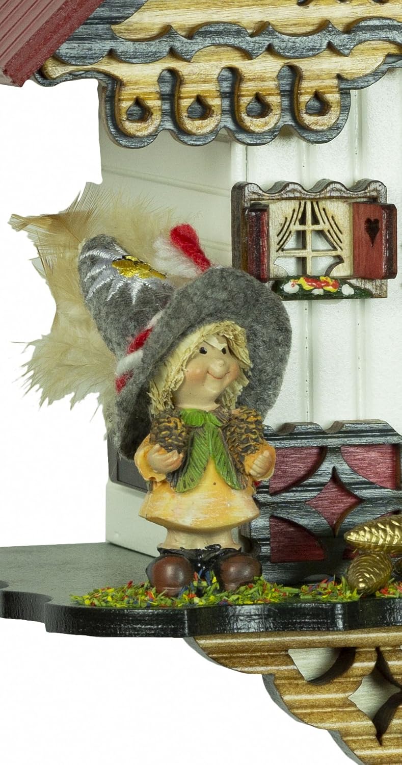 魅了 クォーツ式鳩時計 シュヴァルツヴァルド 黒い森 の家 メロディー付 Tu 4256 Qm B07dvt8t21 Hermescolleges Ca