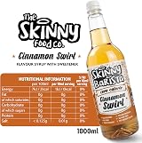 The Skinny Food Co Cinnamon Swirl Coffee Syrup Zero Calorie 1L Vegan view 6