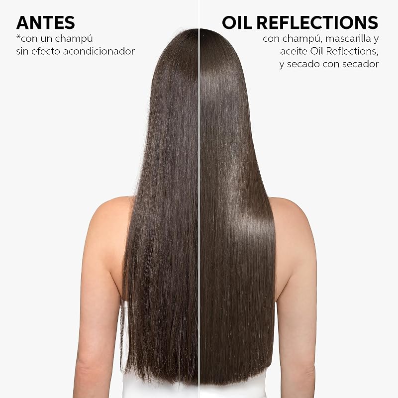 Wella Professionals OIL REFLECTIONS Shampoo Realçador de Brilho e Suavidade - Óleo de Camélia e Extrato de Chá Branco, 250 ml