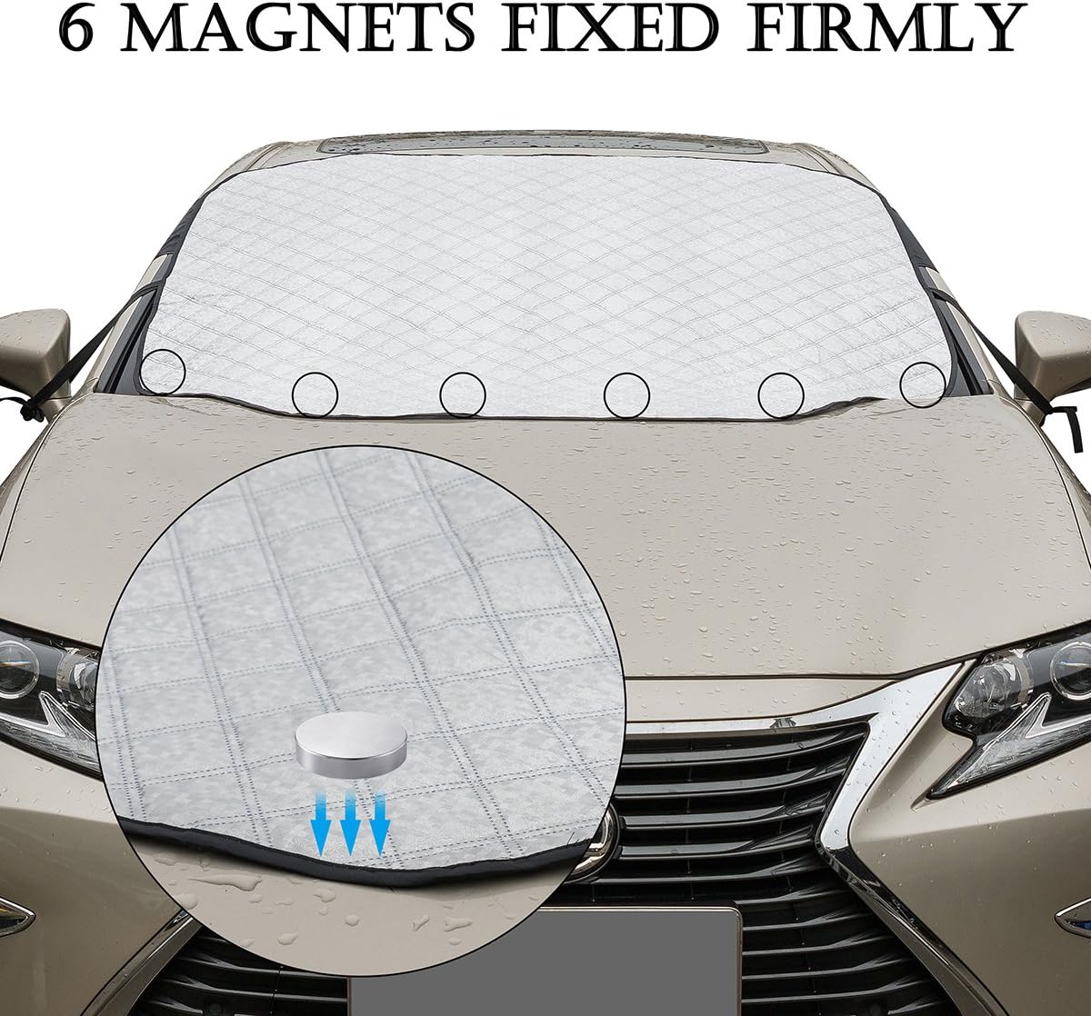 FREESOO Windscreen Frost Protector Car Snow Cover Windshield