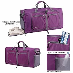 Woogwin Travel Duffel Bag Large Foldable Waterproof