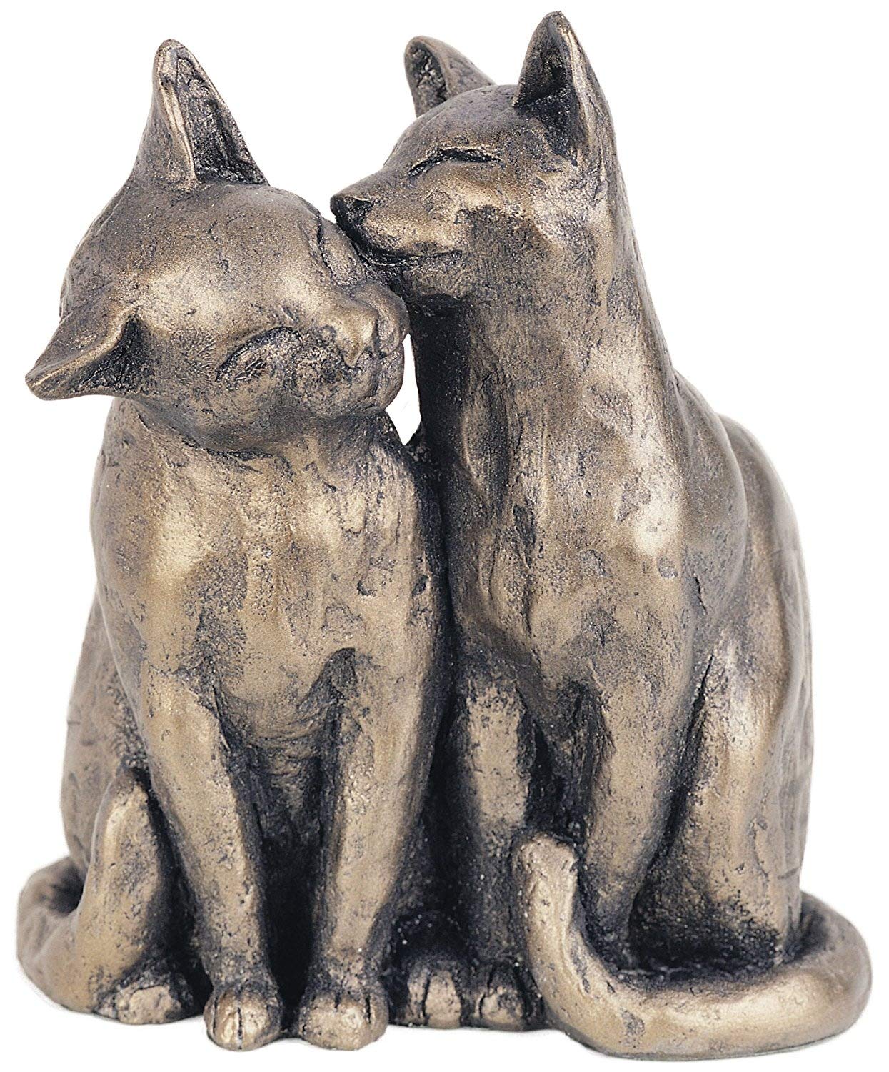 Frith Sculpture - Naturally. Cats Sculpture. Yum Yum & Friend Bronzed Cats Sculpture by Paul Jenkins