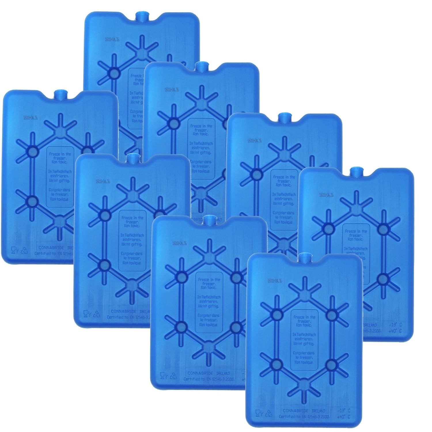 NEMT 8 x Plano acumulador 200 ML 11 x 16,5 x 1,5 cm Nevera ...