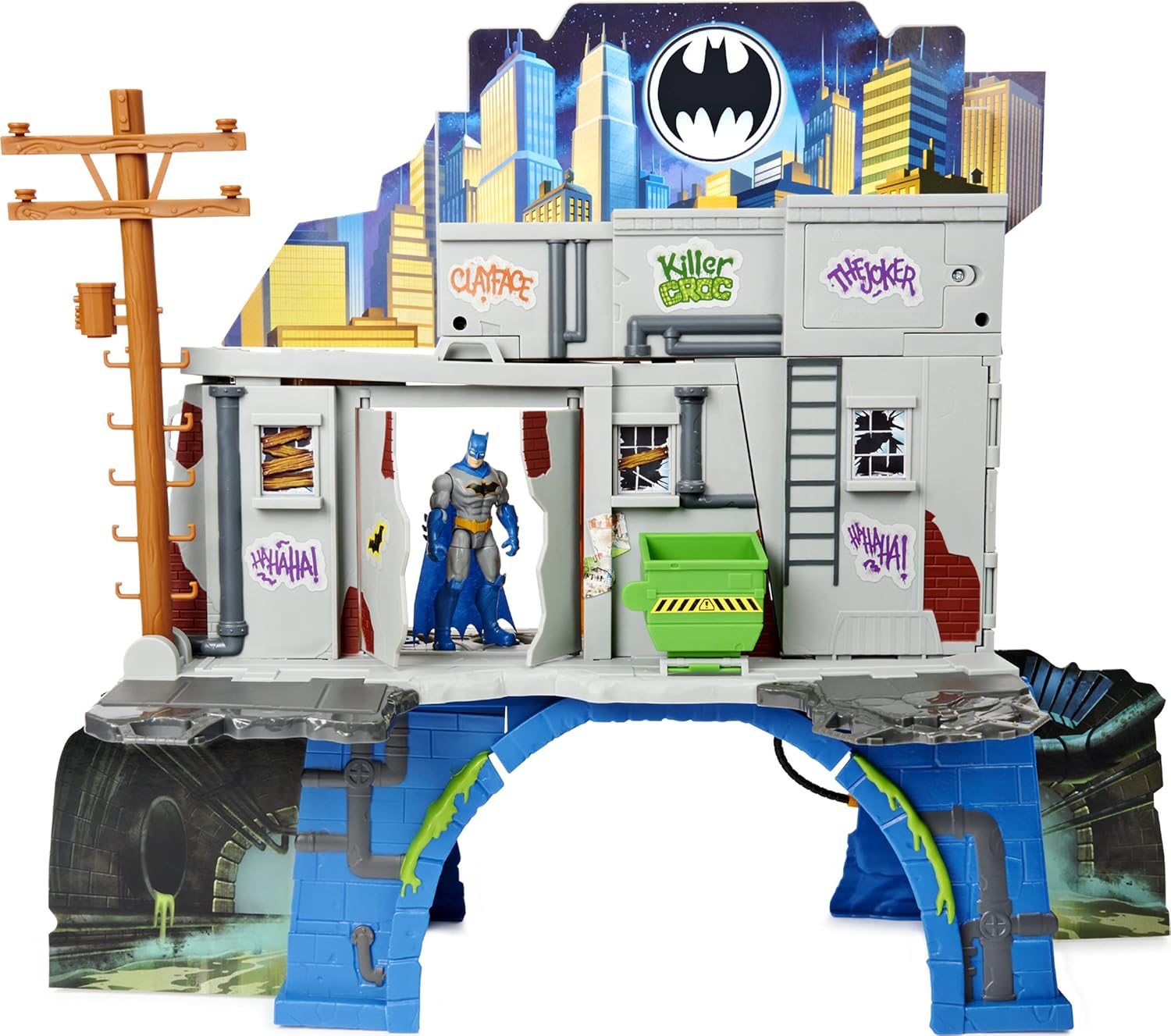 DC Comics Batman 3-in-1 Batcave Playset 