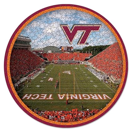 Amazoncom Ncaa Virginia Tech Hokies Stadium Puzzle 500