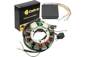 Caltric Stator and Regulator Rectifier Compatible With Polaris Sportsman 500 1998 1999 2000 2001 Except HO models