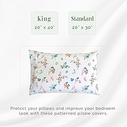 Elegant Comfort Ultra Soft Set of 2 Floral Print