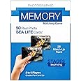 Stages Learning Materials Picture Memory Sea Life Card Real Photo Concentration Memory Game,Aquamarine,Size 5 x 3