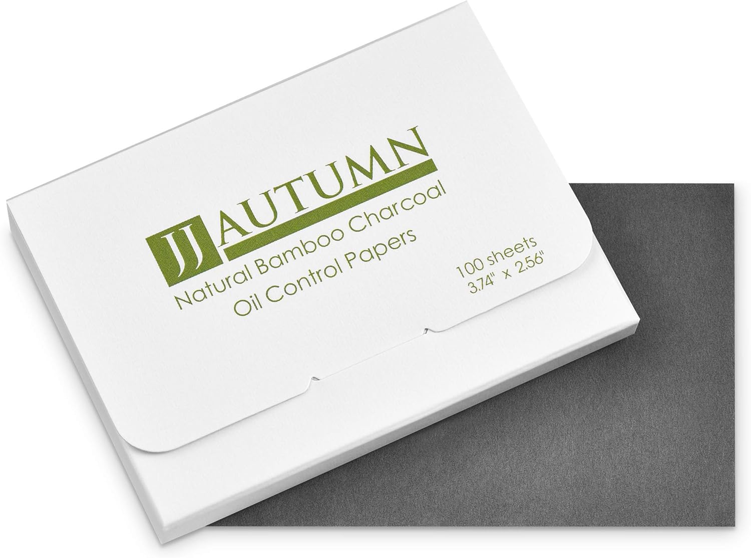 JJ Autumn Natural Bamboo Charcoal Oil Absorbing Tissues - Easy Carry and Take Out Design - Premium Face Oil Blotting Paper (3 - Pack): Office Products