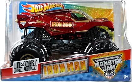 hot wheels monster jam iron man