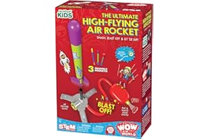 WONDERY KIDS Thames & Kosmos Wow in The World Ultimate HIGH-Flying AIR Rocket Launch Up to 100ft, Fun Sound Effects, Kids Outdoor Toy, Companion Audio Content, Bonus Reusable Science Tool, STEM Toy Kids 4