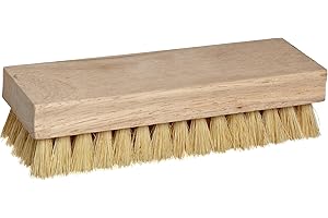 Weiler 44024 8" Block Size, White Tampico Fill, Square Wood Block, Hand Scrub Brush
