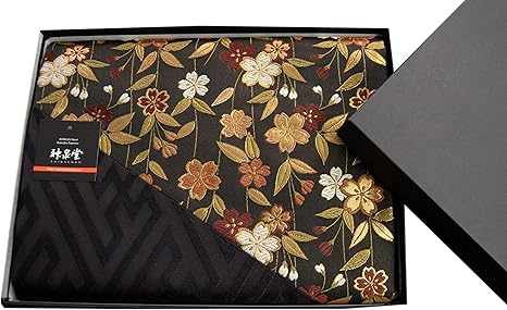 Amazon 和風 着物テーブルランナー 帯 箱入り 包装済 人気 海外向けギフトにも 1cm 桜 テーブルランナー オンライン通販
