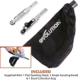Evolution Power Tools File Sander Electric Belt Sander 300-1700rpm Mixed Grit view 3