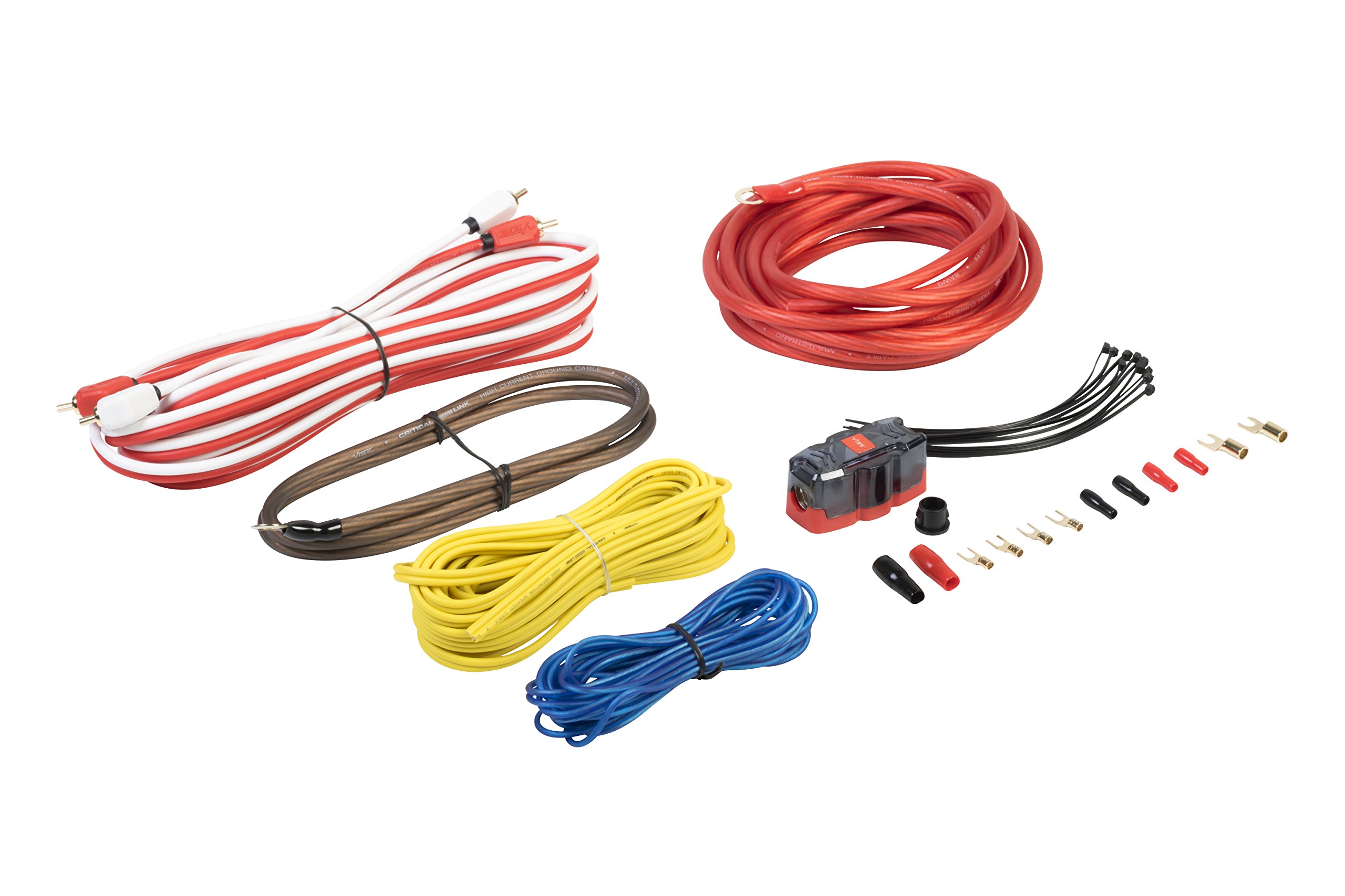 Vibe Critical Link Advanced Series 8awg Amplifier Wiring Kit,black