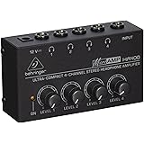 Behringer Microamp Ha400 Ultra-Compact 4-Channel Stereo Headphone Amplifier
