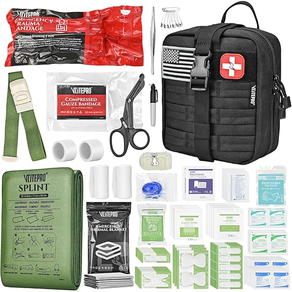 Amazon.com: Premium IFAK Trauma First Aid Kit - Military Combat