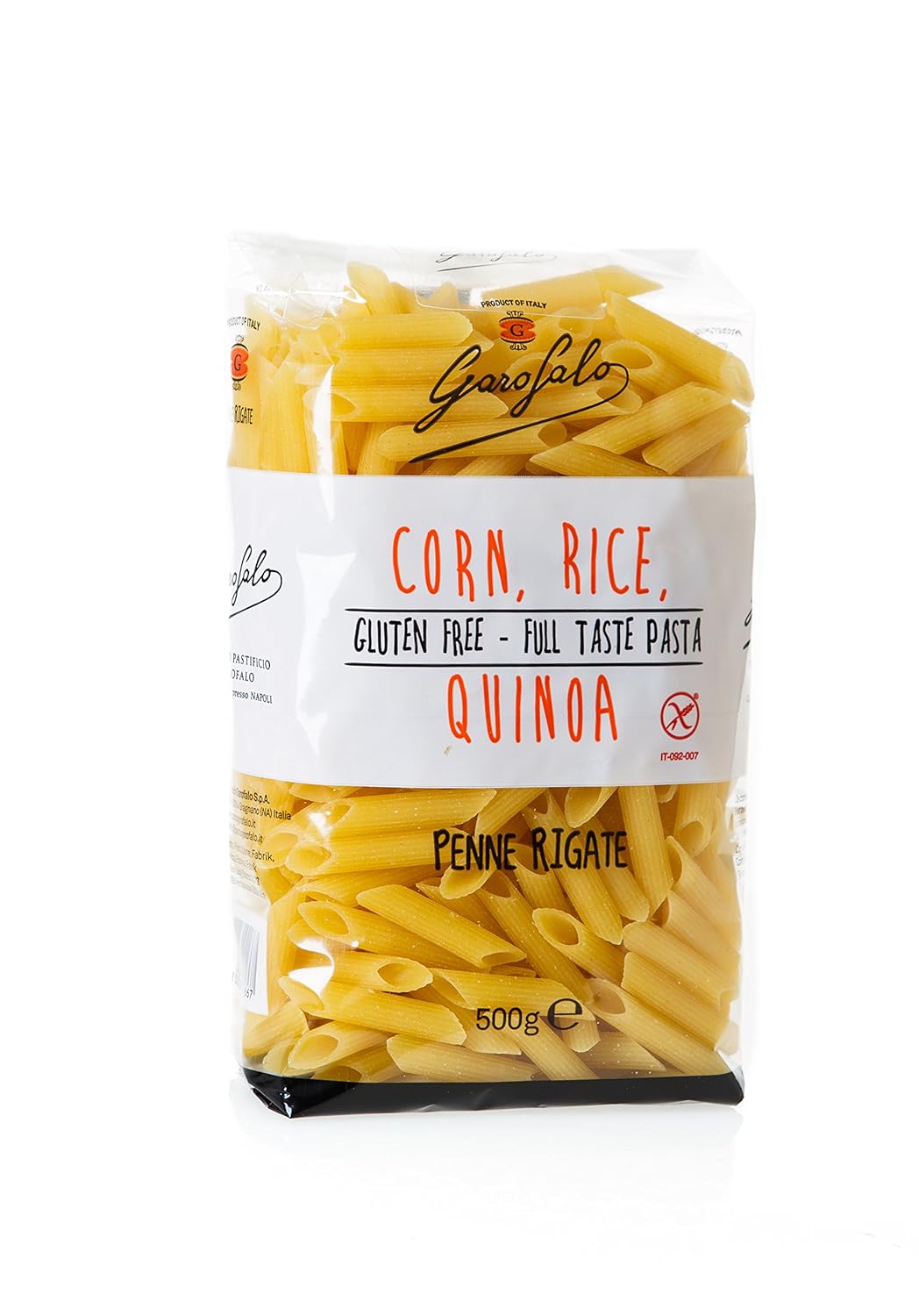 Garofalo Penne Pasta, Gluten Free, 500g Amazon.in Grocery & Gourmet Foods