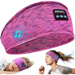 AONESY Bluetooth Headband for Sleeping, Headband Headphones for Side Sleepers & Sports, Washable & Wireless Music Headband wi