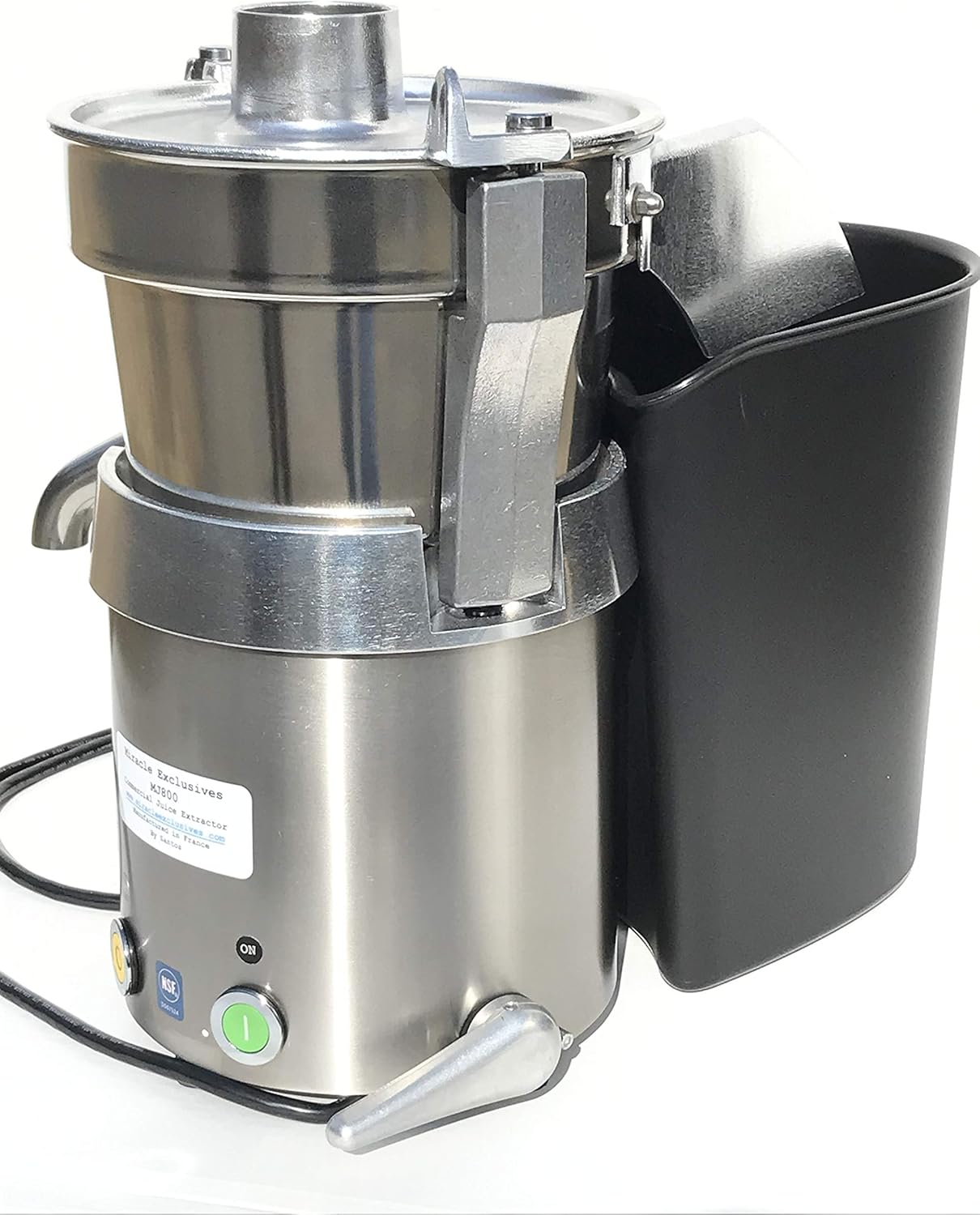 MJ800 Miracle Pro Commercial Juice Extractor SANTOS 28