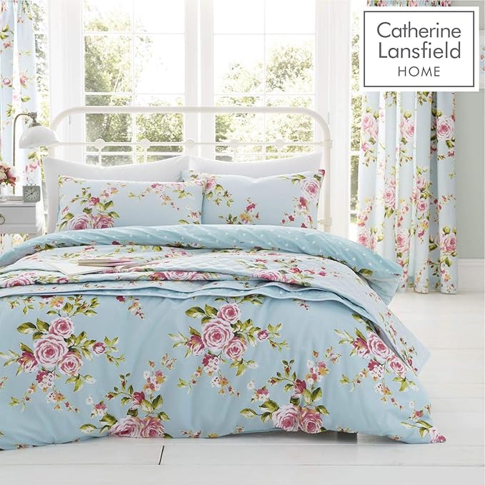 Catherine Lansfield Canterbury Easy Care King Duvet Set Multi Amazon