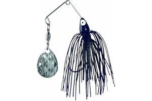 Strike King Mini-King Spinnerbait Fishing Lure, 1/8 oz, Durable Diamond Dust Head