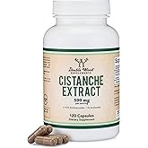 Cistanche Tubulosa Extract 500mg Per Serving (120 Capsules) Cistanche Testosterone Supplement for Men (Standardized to Contain Echinacosides and Acteosides) by Double Wood