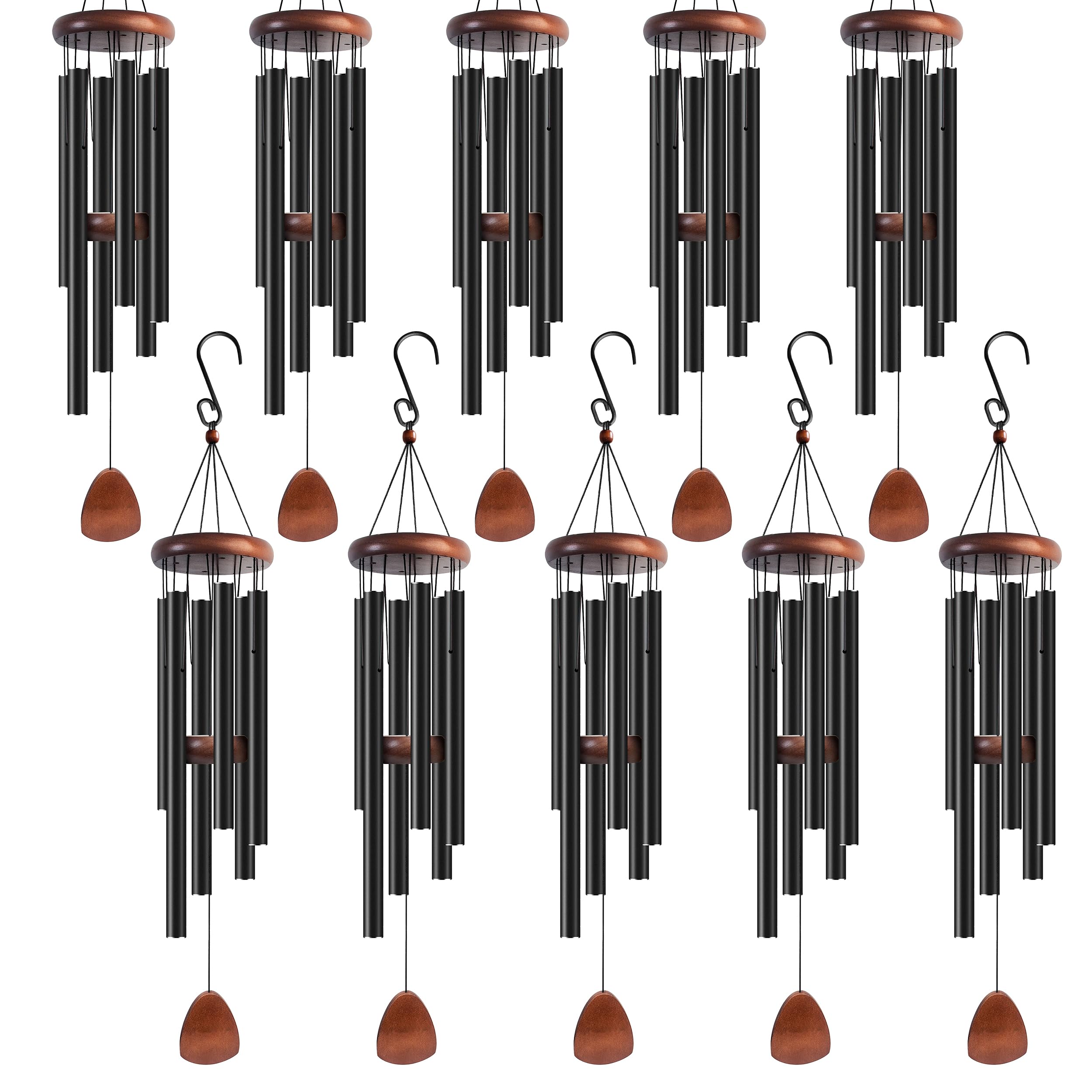 Wind Chimes for Outside, 37 inch Large Metal Wind Chimes Outdoor (10) Image