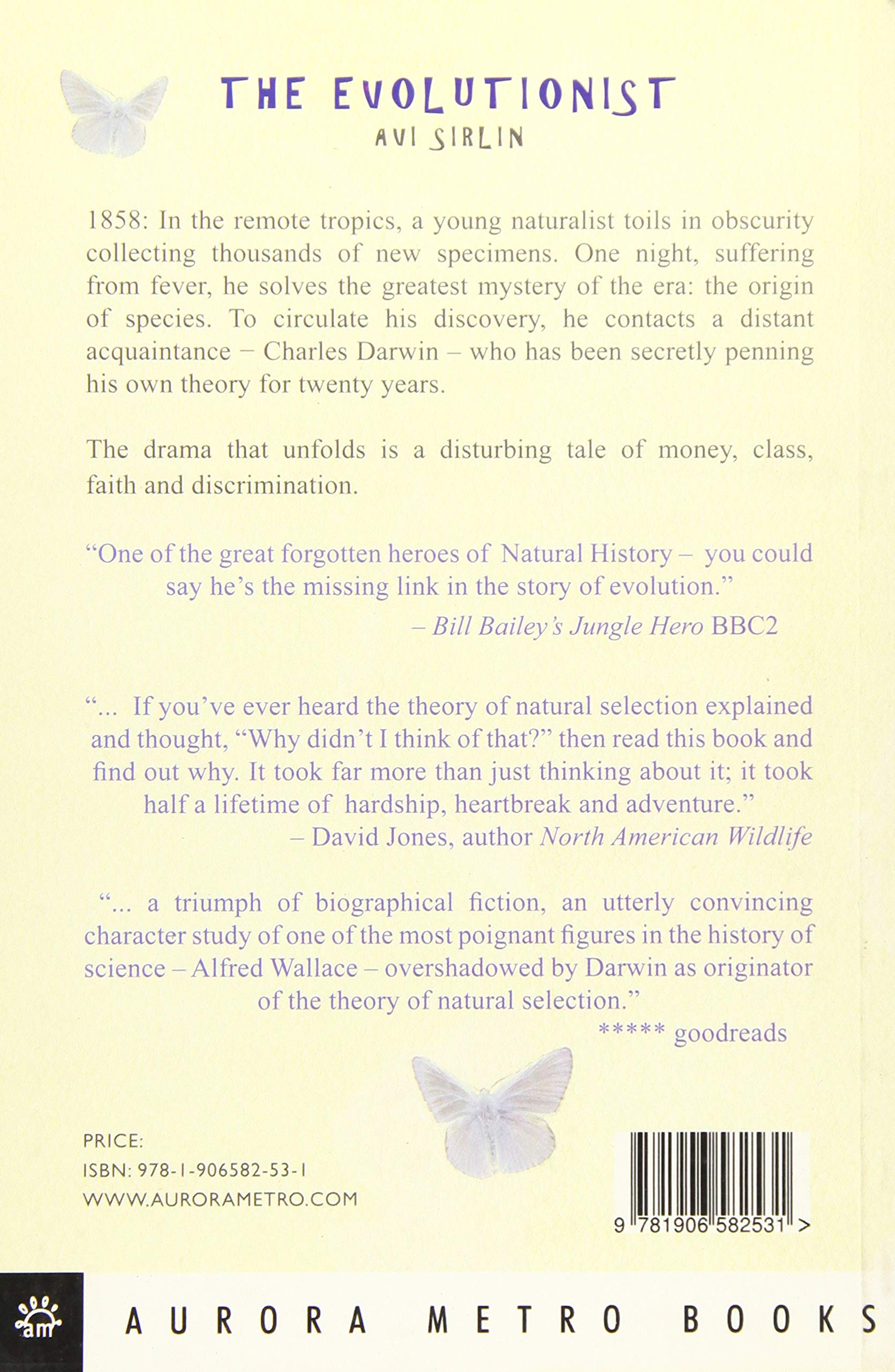 The Evolutionist Avi J Sirlin 9781906582531 Amazon Com Books