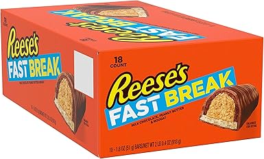 REESES FAST BREAK Candy Bar (1.8-Ounce, Pack of 18): Amazon.es: Alimentación y bebidas