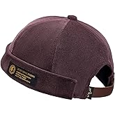 CLAPE Watch Cap Work Beanie Corduroy Docker Leon Brimless Hat Rolled Cuff Harbour Hat