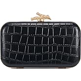 CHUNLI Clutch Purses for Women Evening/Wedding Chic Woven Bag Formal PU Leather Purse Designer Handbags for Women