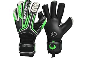 Renegade GK Vulcan Goalie Gloves with Microbe-Guard (Sizes 6-11, 4 Styles, Level 3) Pro-Tek Fingersaves & 3.5+3MM Hyper Grip | Excellent Goalkeeper Glove for Higher Play | Based in The USA