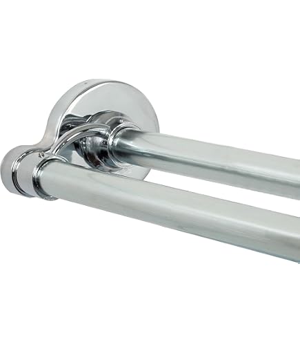 Double Curved Shower Rod Curved Shower Rods Chrome Adjustable Curved