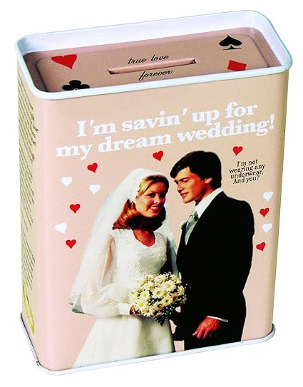 Blech Spardose Savin Up For My Dream Wedding Amazon De Kuche Haushalt amazon de