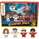 Little People Collector Cobra Kai Special Edition Figure Set for Adults & Fans in a Display Gift Box, 4 Figures