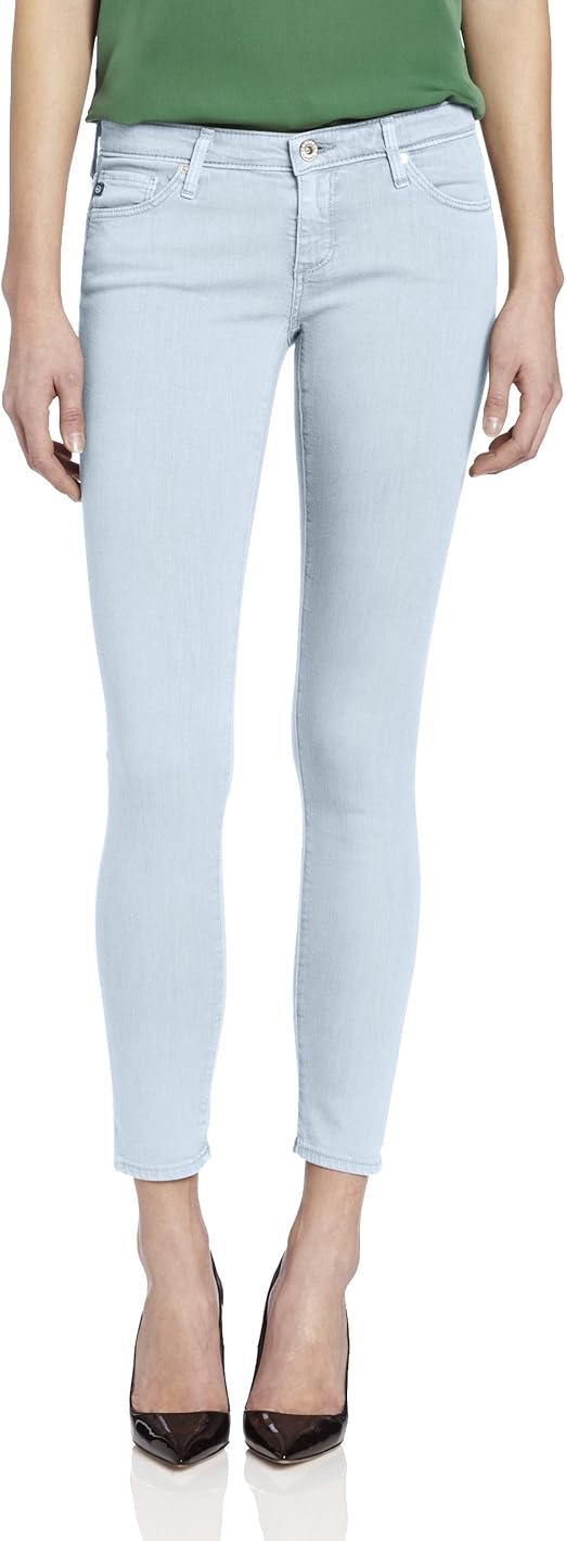 Amazon.com: AG Adriano Goldschmied Women's Super Skinny Jean in Sulfur Cornflower Blue, 24: Clothing