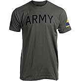 Army PT Style Shirt - U.S. Military Physical Training Infantry Veteran Workout T-Shirt