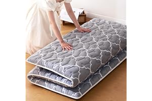 jzbearapt Premium Foam Japanese Floor Mattress Futon Mattress,100% High Density Comfortable Foam,Thicken Tatami Mat Sleeping Pad,Portable Kids Adults Sleeping Mats for Guest Room, Dormitory
