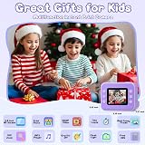 Hangrui Kids Camera Instant Print 2.4'' 1080P with 32GB Card 3 Rolls Paper view 2