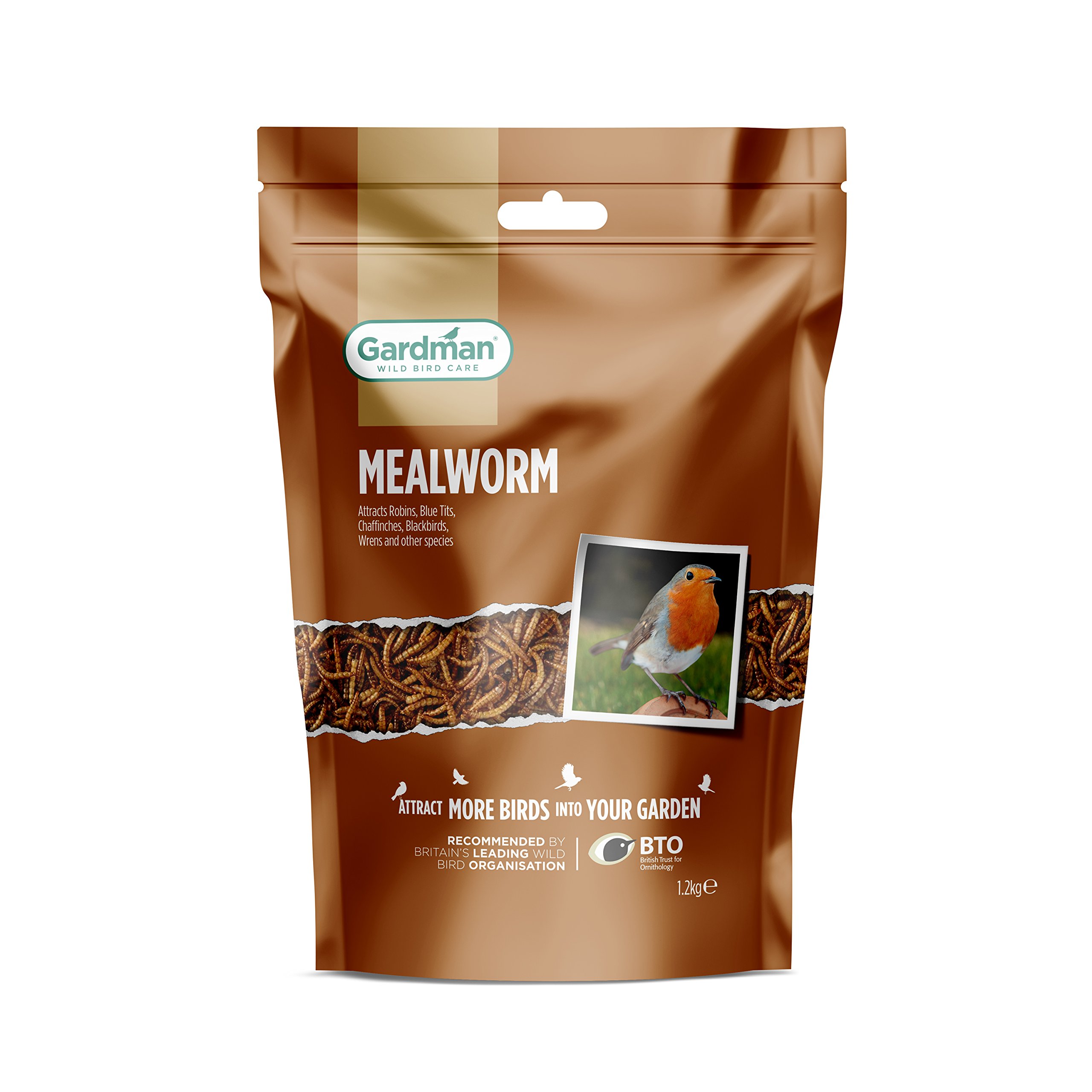 Gardman Mealworms for Wild Birds, 1.2 kg