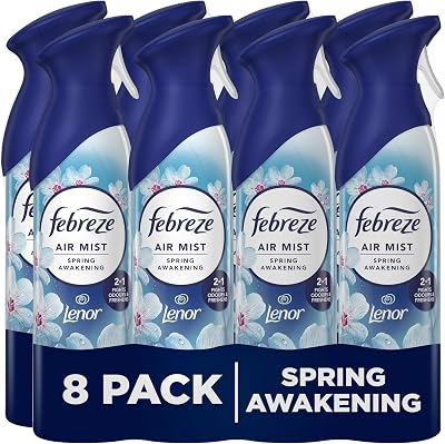 Febreze Air Freshener Odourclear Spring Awakening 185ml x8 Packs