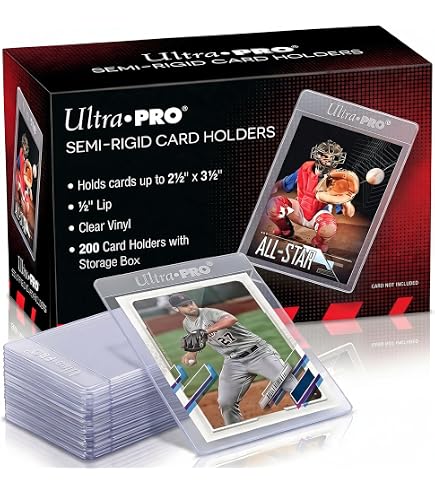ultra pro graded card submission semi rigid Amazon.com: 200 Ultra Pro Graded Card Submission Semi Rigid 1/2