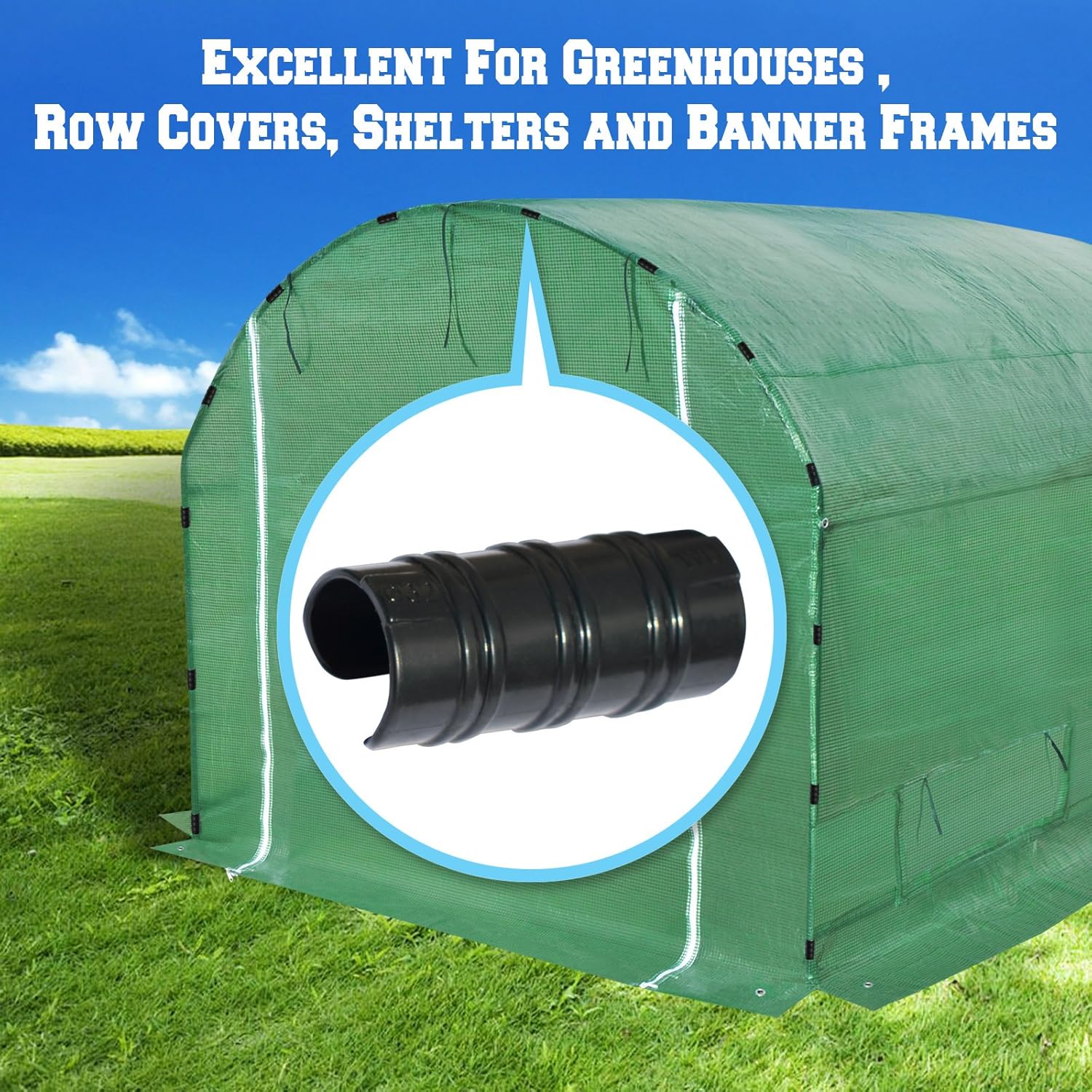 Amazon Com Benefitusa Black Snap Clamp For Pvc Pipe Greenhouse